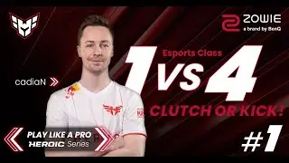 ZOWIE Esports Class EP.1:  cadiaN 1v4 Clutch or Kick