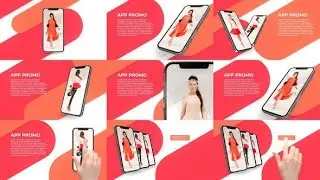 After Effects Template: Quick Mobile App Promo + Free Font