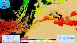 Sea surface temperature from space