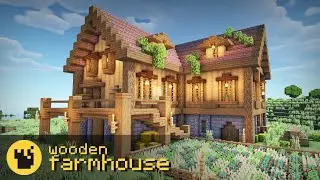 Minecraft: Wooden Farmhouse (Quick Tutorial) | Brayn & Blocks