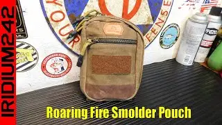 The Best Little EDC Pouch - Roaring Fire Smolder Waxed Canvas Organizer