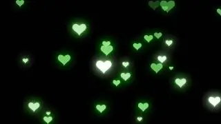 Heart Background Green | Heart Overlay | Love Background | HD Overlays | HD background | Hearts Love