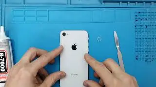 Замена заднего стекла на iPhone 8