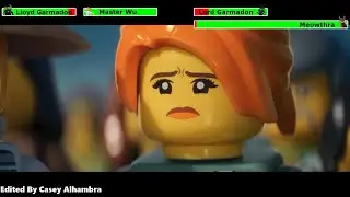 The LEGO Ninjago Movie (2017) Final Battle with healthbars 2/2