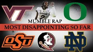 MOST DISAPPOINTING teams SO FAR of the 2024 COLLEGE FOOTBALL season