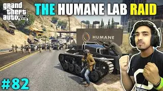 RAID ON HUMANE LAB FOR SAVING TREVOR | GTA V GAMEPLAY #82