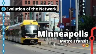 Minneapolis' Light Rail & Commuter Rail Network Evolution