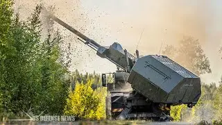 Swedish Worlds Best Archer 155mm Self-Propelled Artillery Systems Take Part in Fight Russia