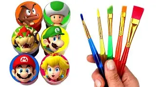 Super Mario Drawing and Painting | Learn How to Draw Mario Characters