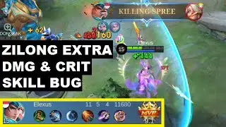 Zilong Buff Extra Tiny Damage & Critical Skill (Bug / Unwritten Buff) Gameplay +50 Dmg Under 50% HP