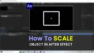 How To Scale Animation in after effect