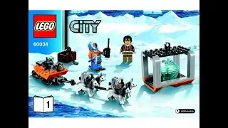 LEGO City 60034 Арктический вертолёт. Инструкция по сборке