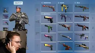 ohnepixel shocked by the most expensive CS2 loadout