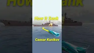 How Caesar Kunikov Ship was  Sank by Ukrainian Naval Drones?#ship