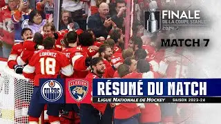 Oilers vs Panthers, Finale de la Coupe Stanley, Match no 7 | Faits saillants