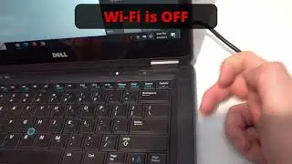 How to enable Wi-Fi (Dell Latitude E7440 laptop, Switch on Right side)