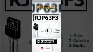 RJP63F3 IGBT PINOUT #akexperiment #electronics #pinout #igbt #RJP63F3 #nchannel #63F3 #shorts