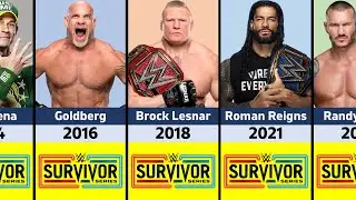 WWE Survivor Series All Main Event Winners (1987-2023)