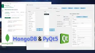 PyQt5 Programs | Create custom json data and save into MongoDB database