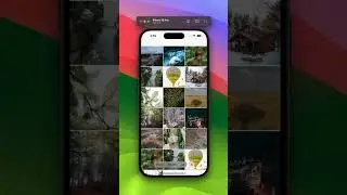 Building iOS 18 Photos App UI | #swiftui #ios18 #animation