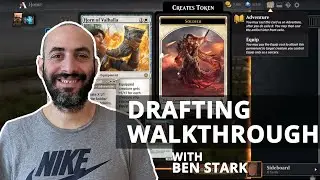 Drafting Walkthrough With Ben Stark | Alchemy Horizons: Baldurs Gate | MTG Arena