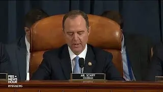 WATCH: Rep. Schiffs full opening statement on day one of public impeachment hearing