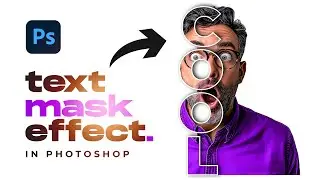 Text Mask Effect Photoshop Tutorial