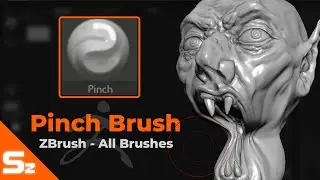 Pinch Brush: ZBrush All Brushes