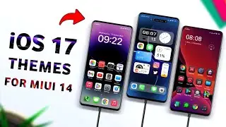 😱🔥 3 AWESOME iOS 17 Miui Themes || Ios themes for miui 14