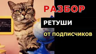 Разбор ретуши на памятники. Работы подписчиков