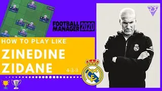 RETURN OF THE GALACTICOS? 🏆😍  Zinedine Zidane replication by RDF | FM20 Tactics