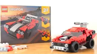 Lego Mad Max car using the Creator 31100 set