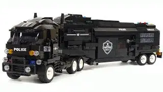 Build LEGO Police truck - WOMA SWAT CORPS C0552 SWAT truck