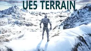 Unreal Engine 5 Landscape Level - Snow Scene | UE5