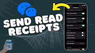 How to Enable Disable Send Read Receipts in Messages on iPhone 15