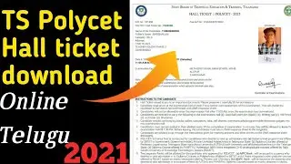 TS Polycet Hall Ticket Re Download 2021