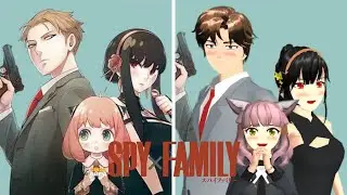 SPY X FAMILY Dubbing Indonesia versi Sakura School Simulator