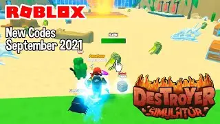 Roblox Destroyer Simulator New Codes September 2021