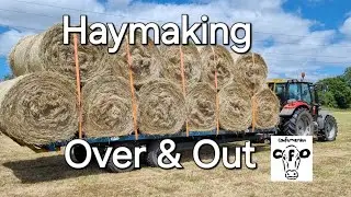 The hay marathon is finally over.