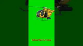 Helicopter Green Screen Video