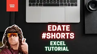 How to use the EDATE function in Excel 2023 - #Shorts Excel Tutorial excel shorts