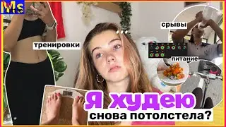 Я СНОВА ПОТОЛСТЕЛА?! результаты за месяц || проблемы с самооценкой, срывы🥲из 57кг в 50кг