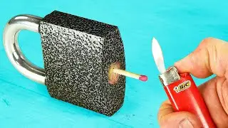 How To Open A Lock With Matches