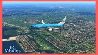 X-Plane 11.25 || B738 REALISTIC Takeoff from EHAM Airport