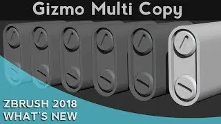 050 ZBrush 2018 Gizmo Multi Copy