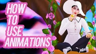 How To Use Poses and Animations (Sims 4) Andrews Pose player Tutorial