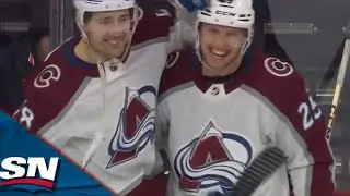 Avalanches Logan OConnor Completes First Career Hat Trick On Generous Assist From Nathan MacKinnon