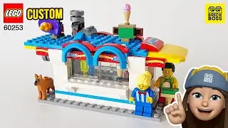 🔥TIME LAPSE ICE-CREAM SHOP / LEGO City 60253 Building Ideas / Alternate Speed Build Moc Instructions