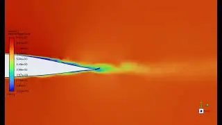 Ansys Fluent, Flow over airfoil with serration to reduce trailing edge noise