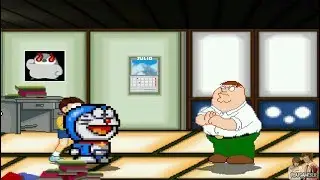 Mugen Battles | Doraemon/Nobita vs Peter Griffin | Doraemon vs Family Guy